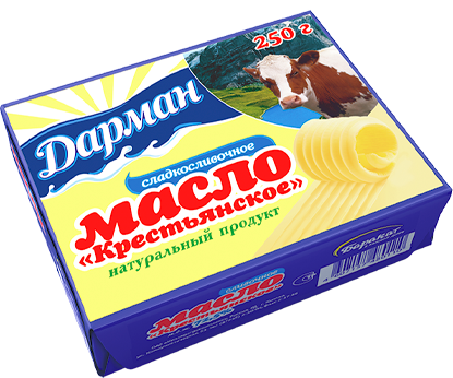 Масло «Крестьянское» 72,5% 250 гр.